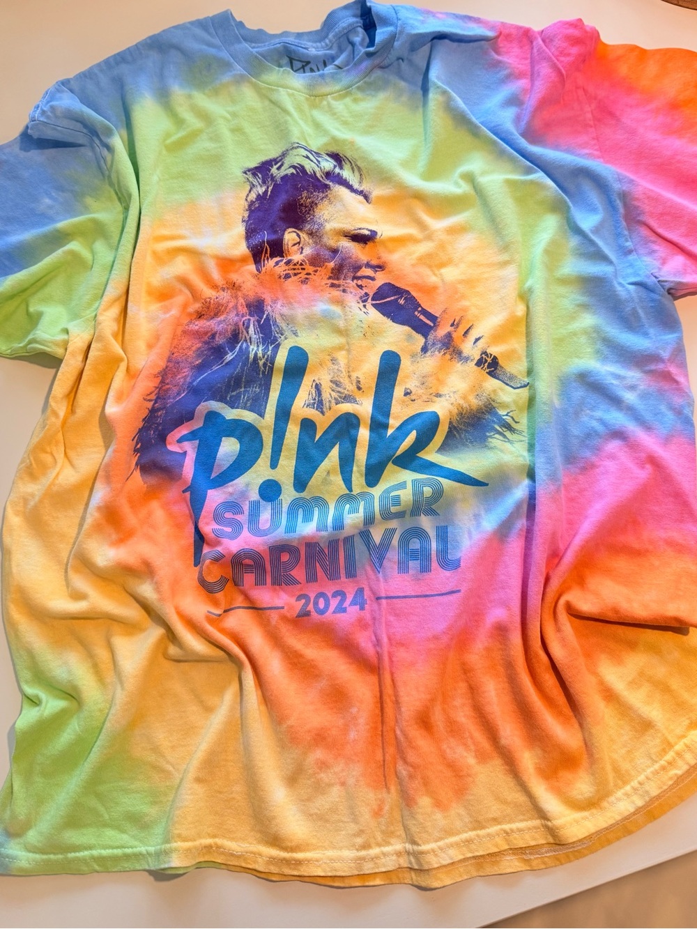 Summer Carnival 2024 Concert Tie-Dye Short Sleeve Tee